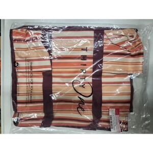 Thirty-One Bag Zip Top Organizing Utility Tote AR03 Sedona Stripe